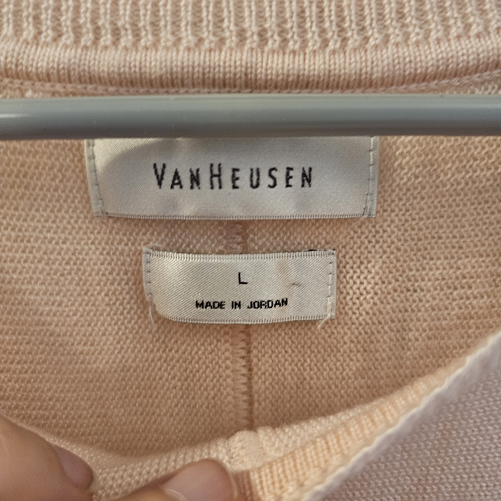 Van Heusen Light Pink Long Sleeve Tee - Picture 2 of 7